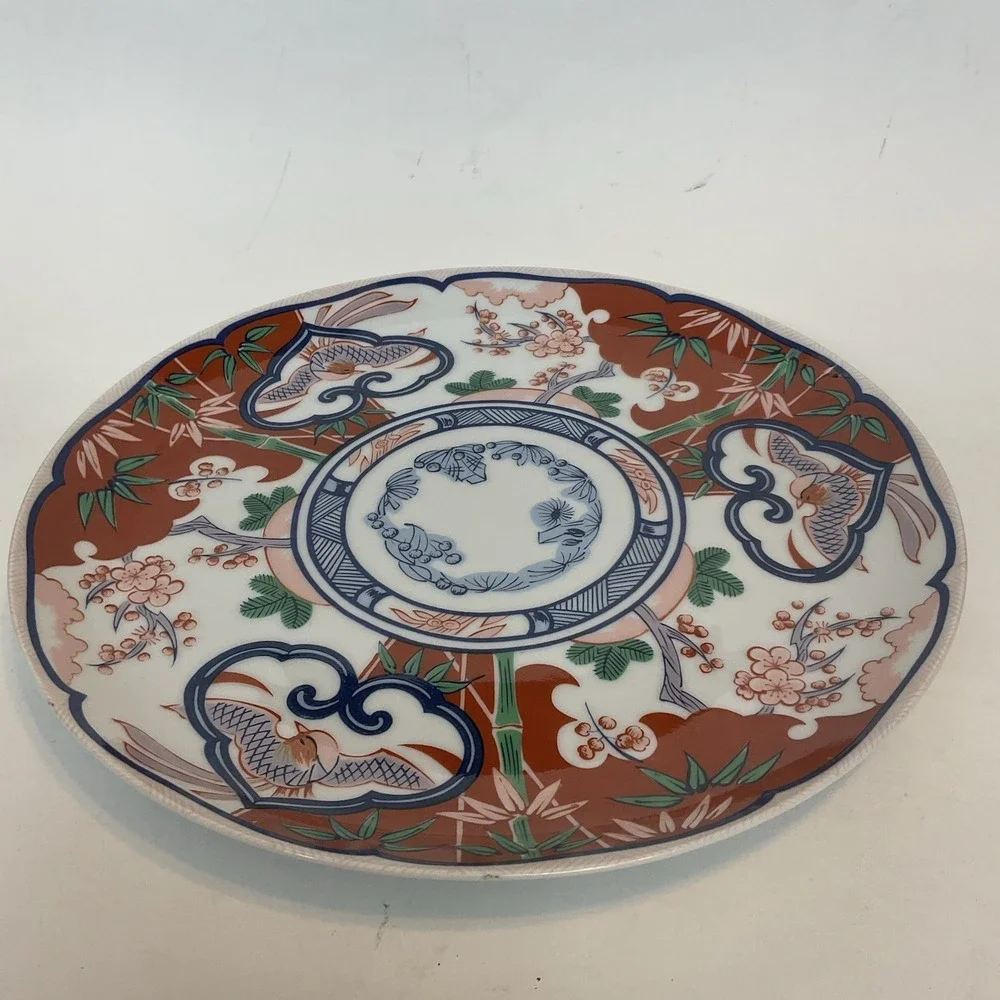 Georges Briard Heirloom Fine China Dinner Plates Vintage‎ Asian Oriental 10.25